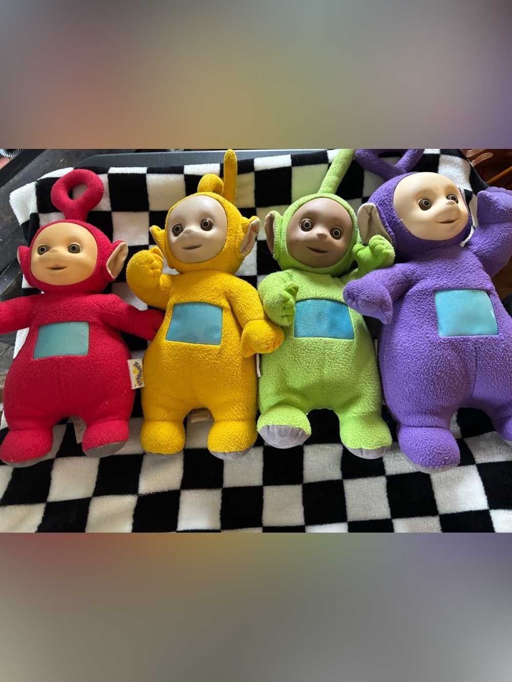 Teletubbies full set of 4 / four plush from 1998